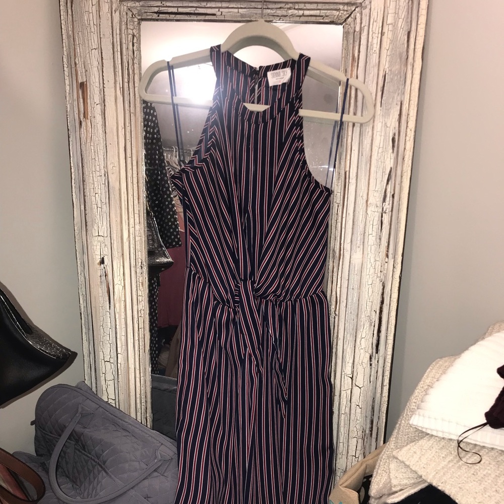Striped jumpsuit • worn once! • smoke free home